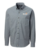 Men's Cutter & Buck Anchor Gingham Shirt - Flax Colour
