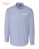 Men's Cutter & Buck Skyline Epic Gingham Long Sleeve Dress Shirt