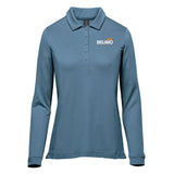 Ladies Stormtech Nevada Long Sleeve Micro Pique Polo