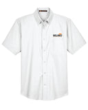 Harriton Men's Short Sleeve Oxford with Stain-Release