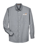 Harriton Men's Long-Sleeve Oxford with Stain-Release