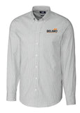 Men's Cutter & Buck Easy Care Stretch Oxford Stripe Shirt